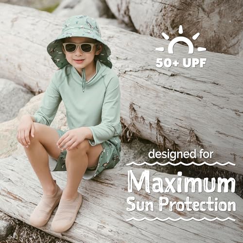 Image of JAN & JUL UV Swim Shorts and Long Sleeve UV Shirt for Toddlers