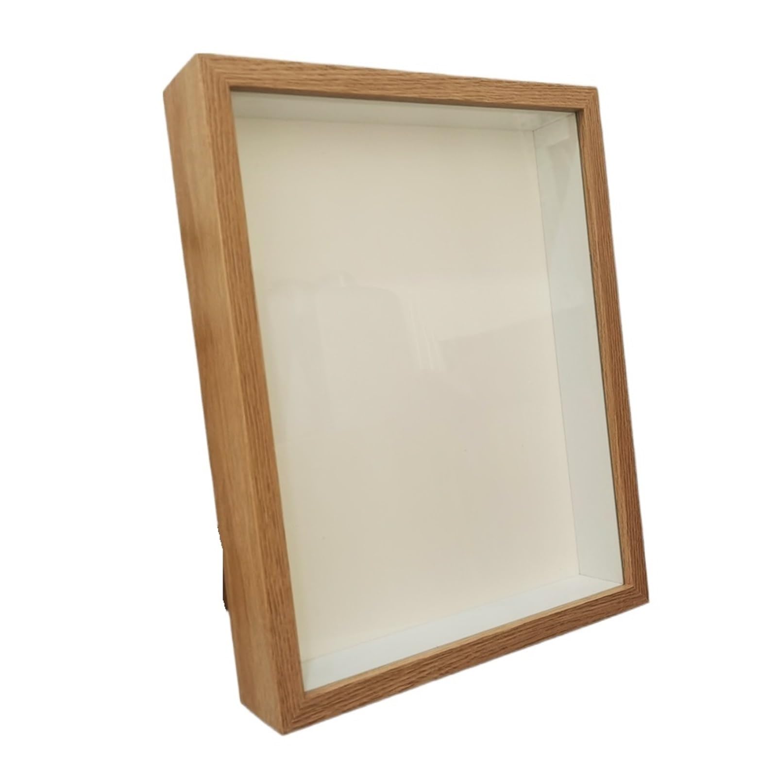 Shadow Boxes Shadow Box Frame Depth 3cm Wood Photo Frame For Displaying Three-Dimensional Works DIY 3D Wood Picture Frame Photo Decor(Wood Color frame,10X15cm 6inch)