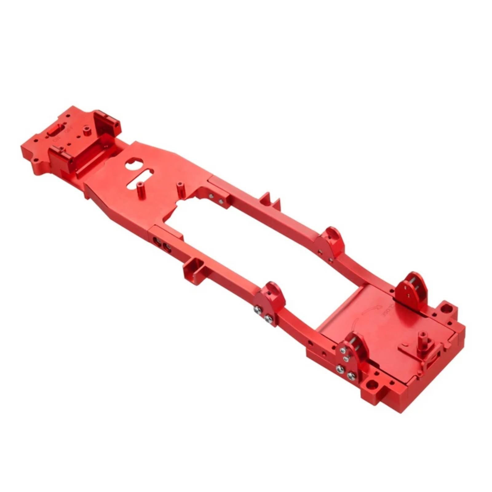RC Zubehör Für WPL D12 1/10 1Pcs Metall Körper Für Chassis Rahmen Strahl RC Drift Auto DIY Upgrade Teile Geändert Zubehör Ersatz Teile(Red)