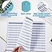 CASMONAL A5 Big Checkbook Register, Check Registers for Personal, Check Book Register & Debit Card Transaction Notebook, Checking Account Register, Business Ledger, Expense Tracker, Teal