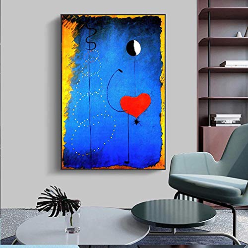 Impression Murale Joan Miro 70x100cm Reproduction Art Abstrait