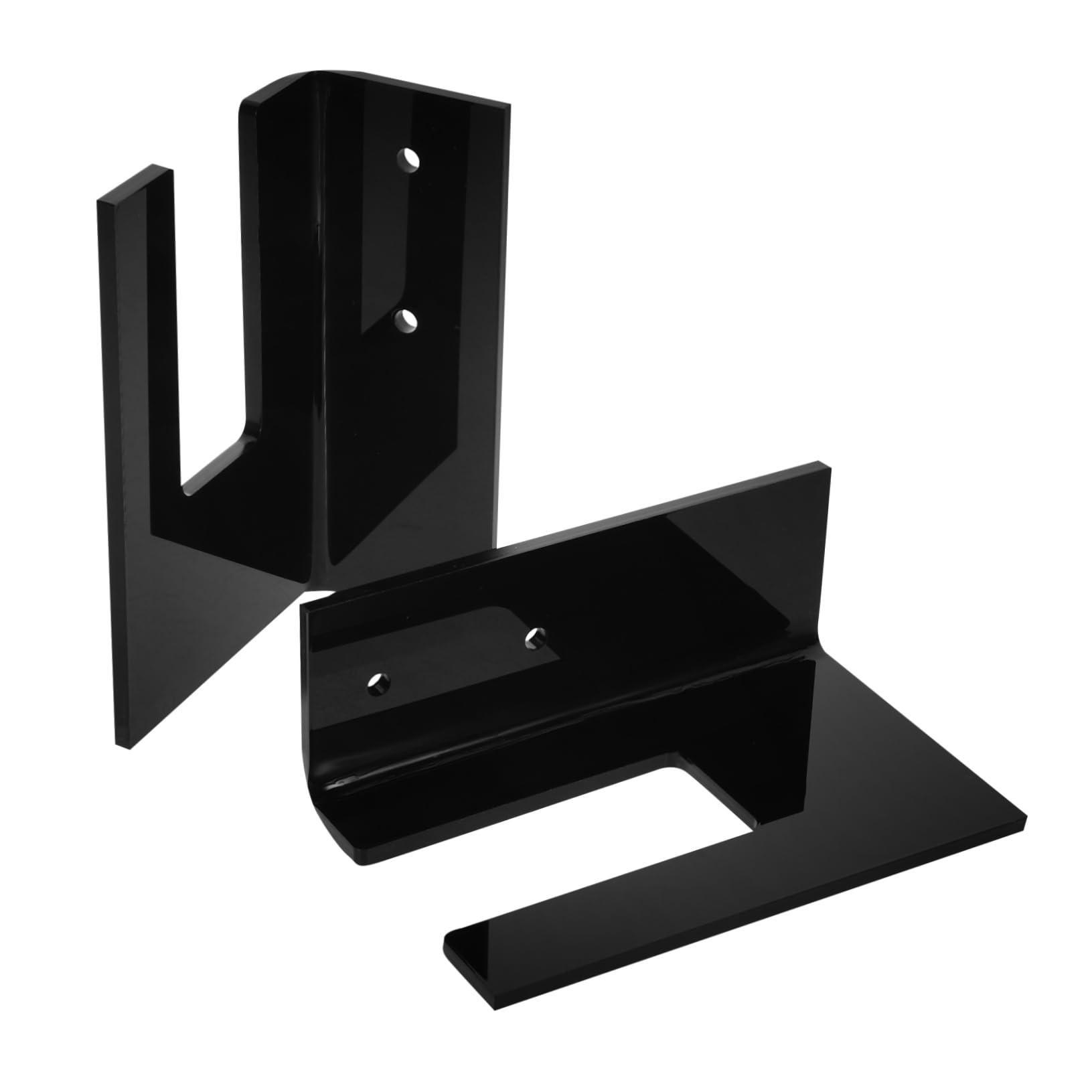 Abaodam 1Set Acrylic Skateboard Rack Durable Skateboard Storage Mount for Snowboards Ski Boards and Kites Easy to Install Space Saving Design