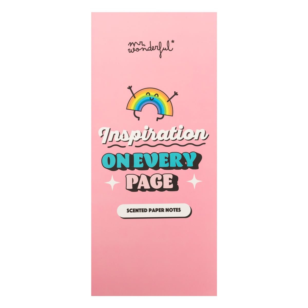 Mr. Wonderful - Scented notepad - Inspiration on every page - Four scented notepads - 40 scented sheets