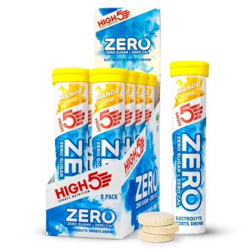 HIGH5 Zero Electrolyte Tablets for Hydration, Mango, 160 Tablets