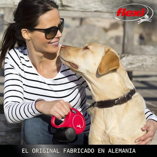 Miniatura 6 de Flexi® Classic M Cordón 8 m Azul, Correa Extensible para Perros hasta máx. 20 kg