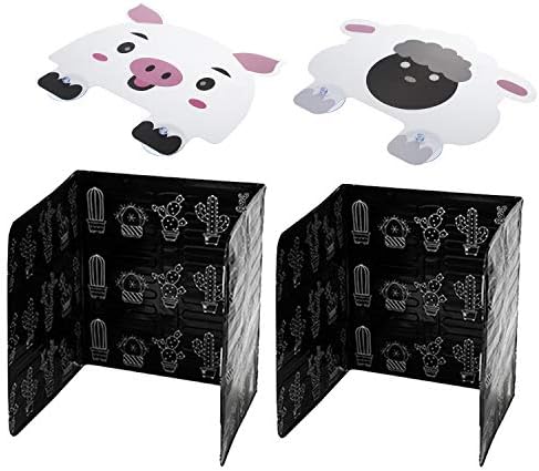 Kitchen Anti Splash Cover Set of 4,Spatter Proof Oil High Temperature Resistant Aluminum Foil Oil Baffle for Stove Top Protect Kitchen Sink Water Splash Proof Retaining Plate with Sucker