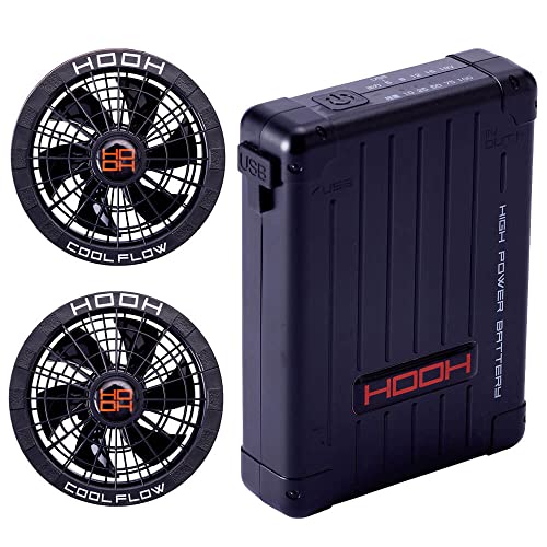 HOOH 村上被服　19Vバッテリー　ファンセット Amazon.co.jp: [村上被服] HOOH 快適ウェア ファン＋19Vバッテリー