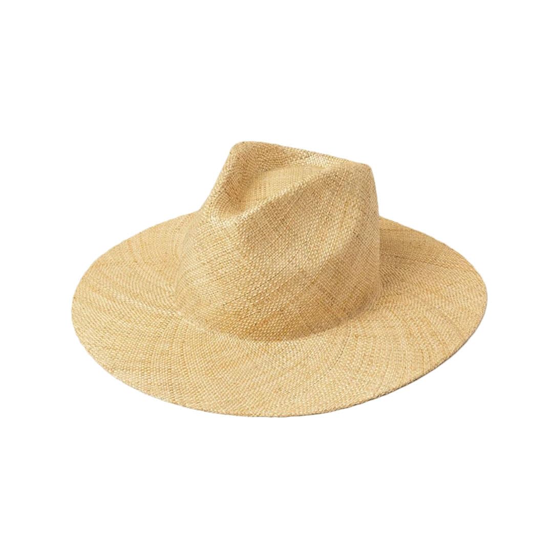 LCUVIMPEX Bucket Hats， Women Wide Brim Straw Fedora Sun Hat Multicolor(Khaki)