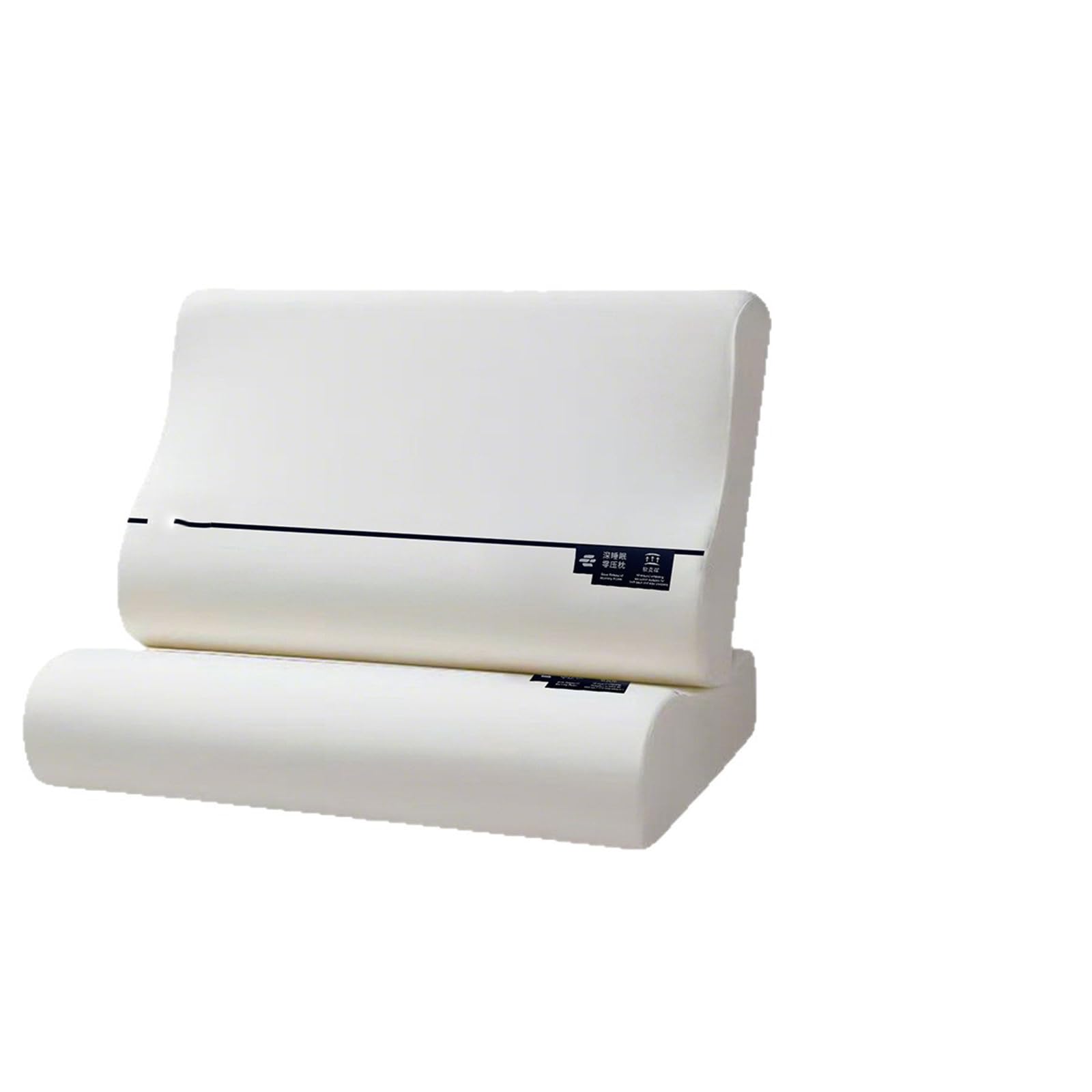 Cuscino cervicale per alleviare Il Dolore al Collo, Cuscino cervicale in Memory Foam per Dormire, Cuscino Ortopedico Regolabile a Sandwich,40 * 60 cm