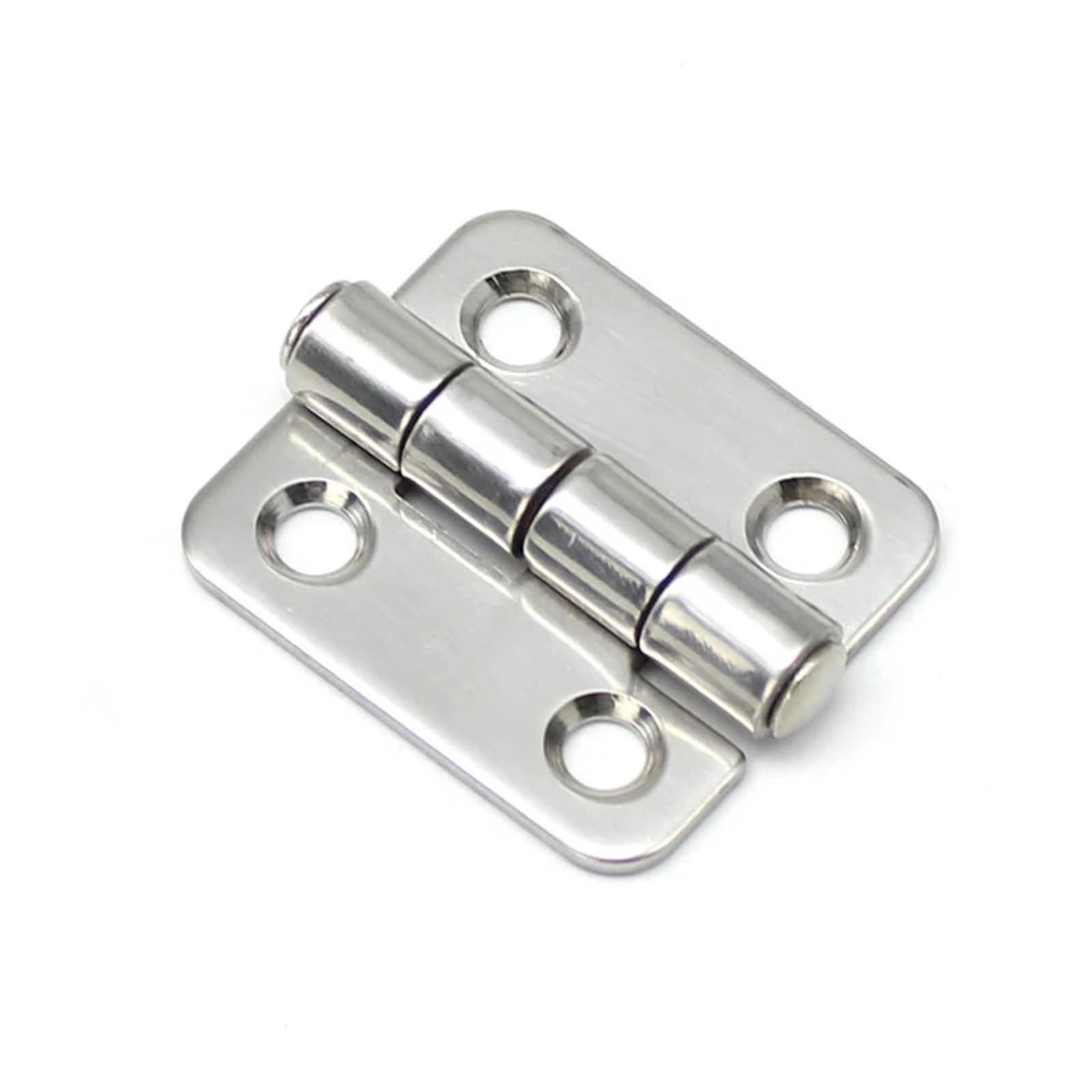 304 Stainless Steel Hinge Thickened Industrial Electrical Automation Equipment Flat Angle 1Pcs