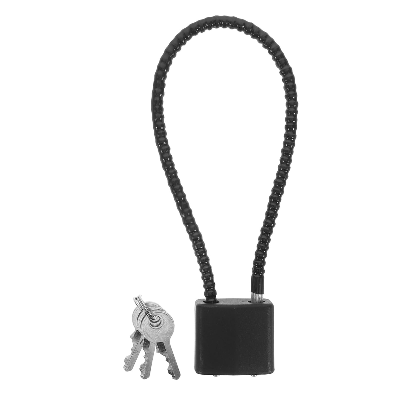 SUPVOX Wire Padlock Durable Steel Cable Lock for Bikes Electric Scooters Cabinets and Gates Portable and Rustproof Security for Everyday Use