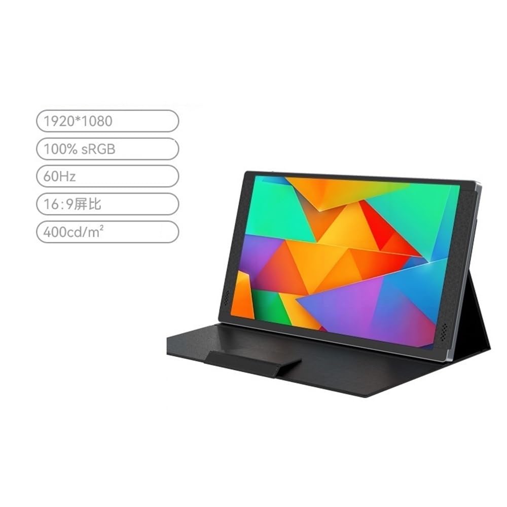 Monitor portatile universale da 10,1 pollici con schermo esterno 1920 * 1080 for laptop e cellulare, 60 Hz Monitor per Smart Working