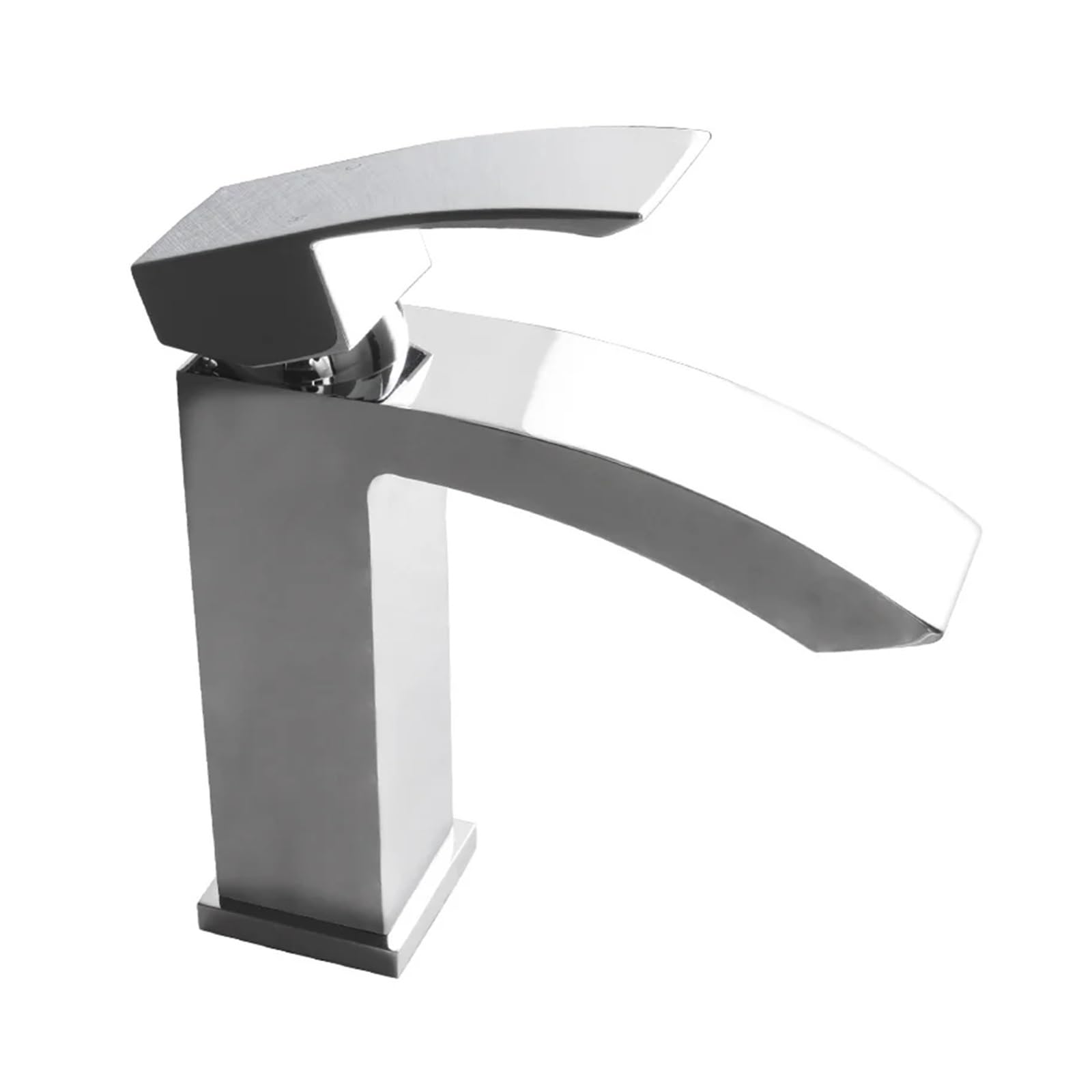 Robinet cascade eau chaude et froide avec mitigeur monotrou en laiton