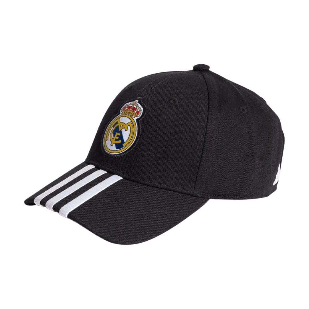 adidas Unisex's Real Madrid Home Hat Baseball Cap, Black/White, One Size