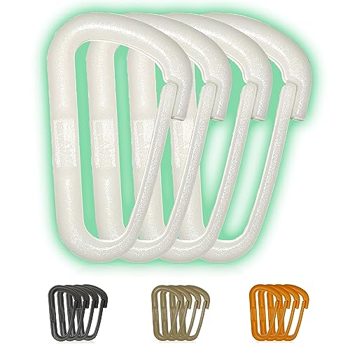 Breakwater Supply™ Hingeless Glow in The Dark Carabiner Hooks 4