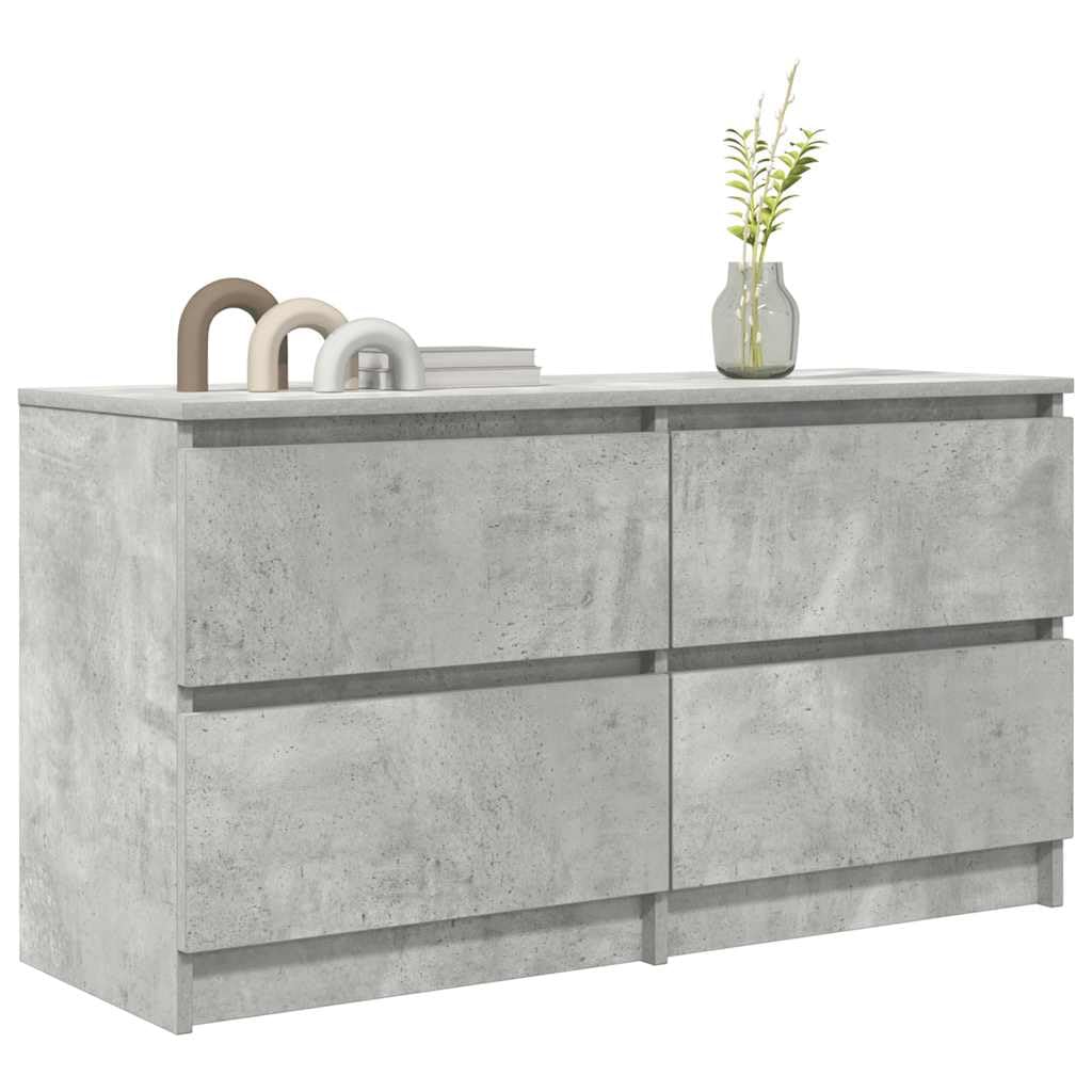 Mobile TV vintage rustico effetto legno console console con cassetti 40 x 35 x 54 cm durevole MDF elegante mensola TV per soggiorno