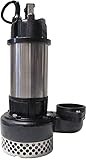 EasyPro TM17500 Hi-Volume - Low Head Submersible Pump | Ideal for waterfalls, spillways, streams, and large skimmers. 230 Volts - 2 HP - 17500 GPH with 3 inch outlet and 30 feet Power Cord