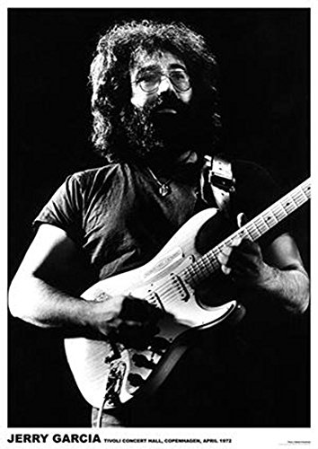 MIZPZL Liphontcta Artificial Jerry Garcia Copenhagen 1972 Music Poster 23.5x33 inch
