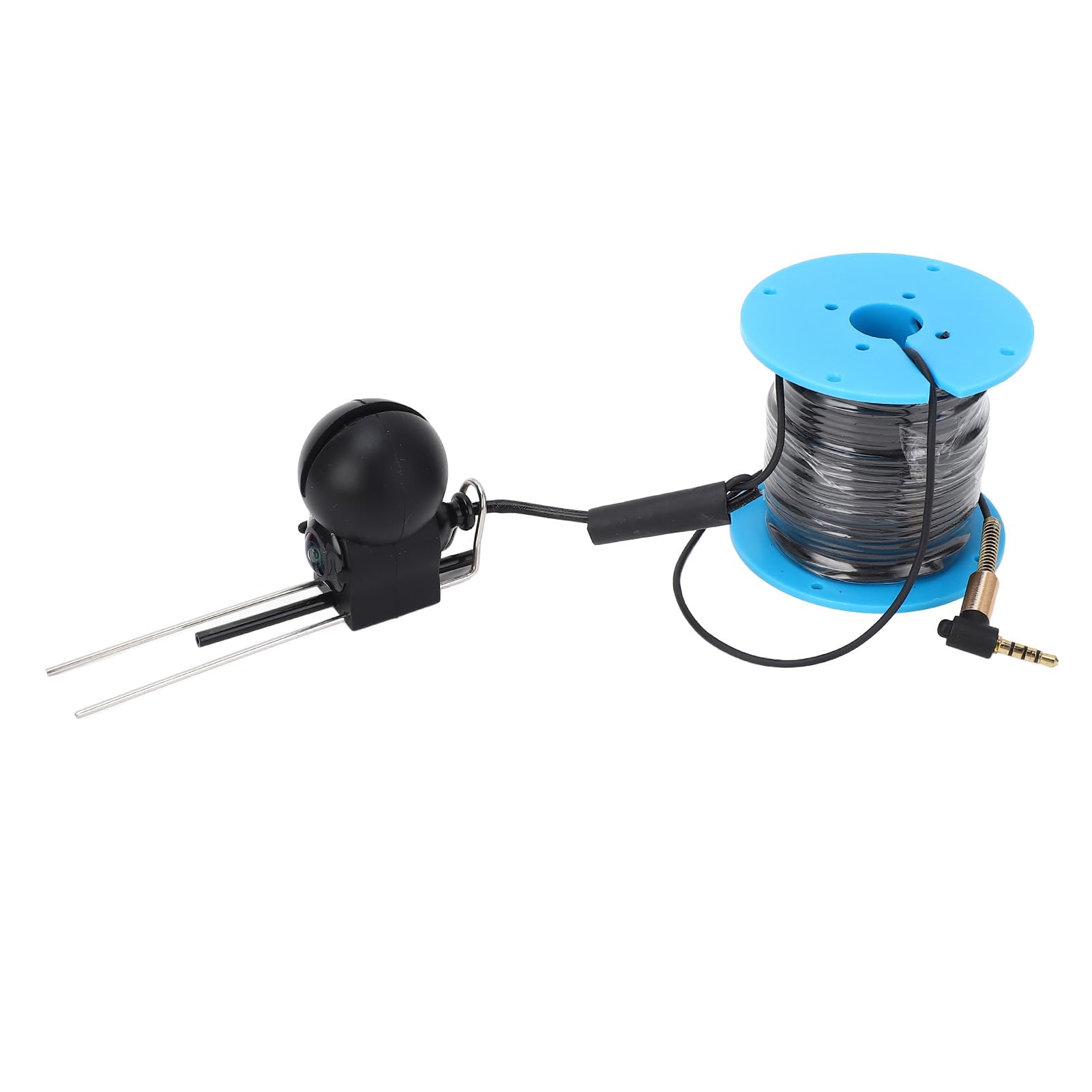 Cryfokt Cámara Buscador de Peces 1080P con Pantalla Brillante de 4,3 Pulgadas Cable de Vídeo de Alta Resistencia para Pesca en Balsa ABS + Aleación de Aluminio
