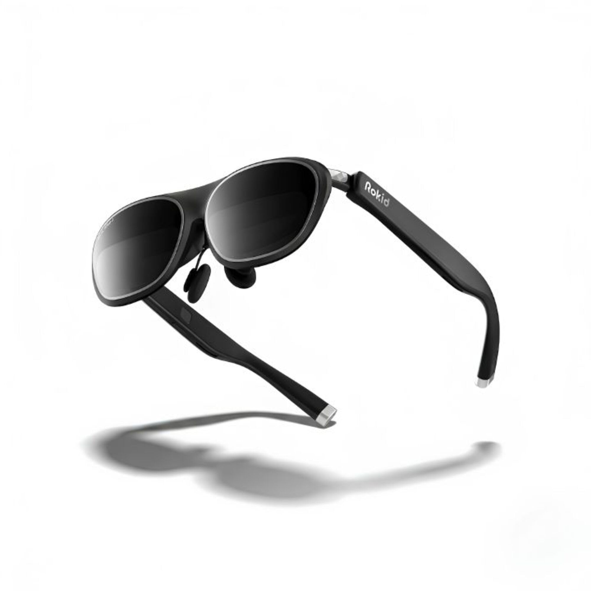 Rokid Max 2 AR Glasses Silver, 215" Micro-OLED