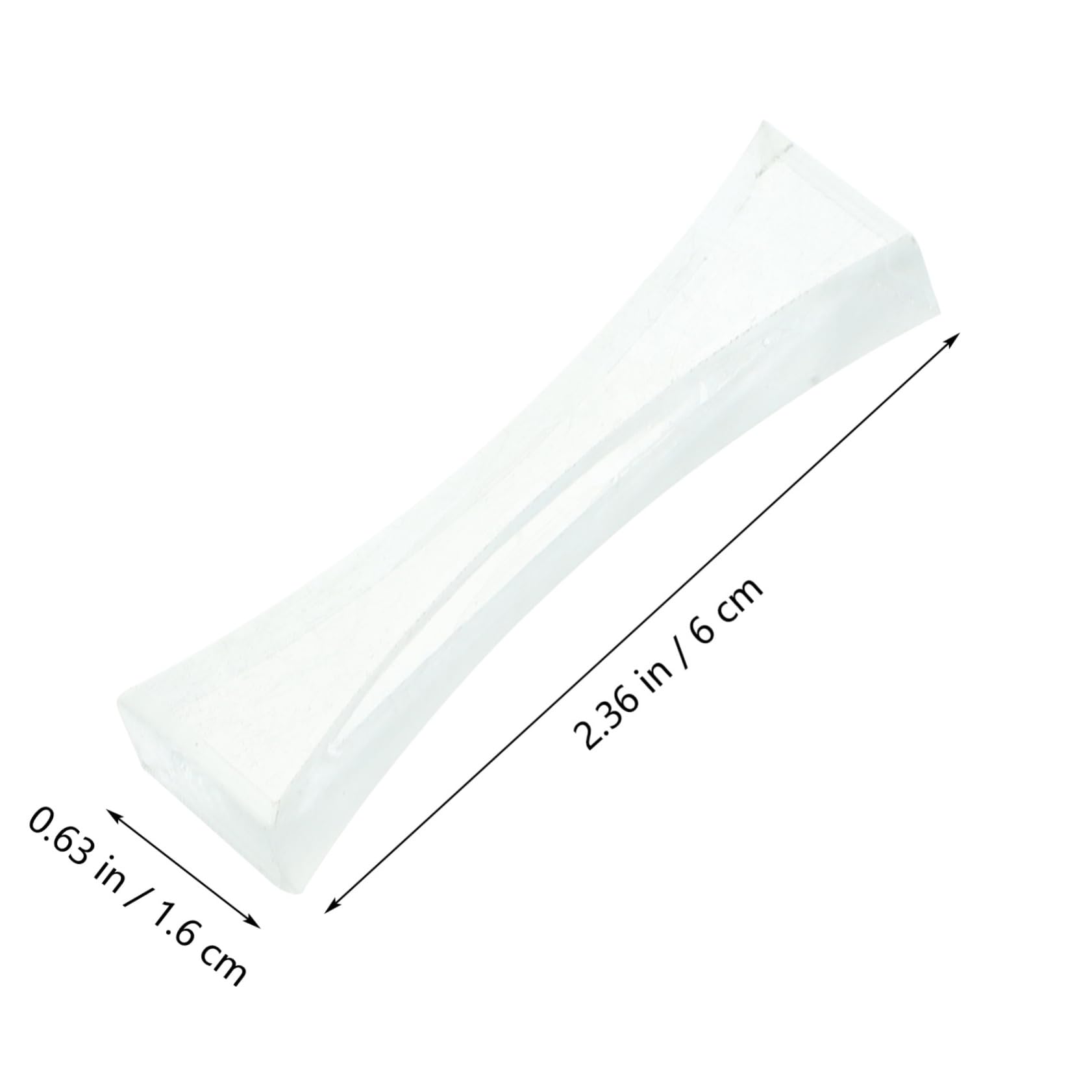 JEWEDECO Concave Convex Lens Set 5pcs Physical Optical Lens Kit Optical Grade Acrylic for