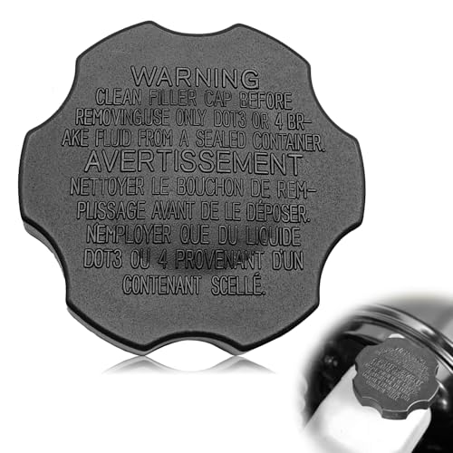 Dunviku Car Brake Fluid Cap, Auto Brake Master Cylinder Reservoir Tank Cap 58531-07000 Compatible with Hyundai Accent Azera Elantra Kia Optima Car Accessories Brake Reservoir Cap