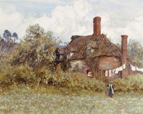 Tableaux Impression Wall Art pour habiller un grand mur vide Peintures au printemps Helen Allingham