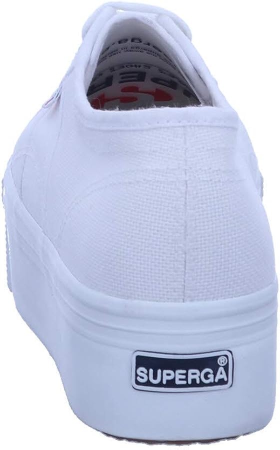 Amazon.com | Superga Women's 2790 Platform Sneaker, White, 8