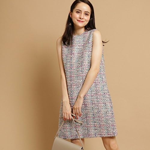 Amazon Co Jp アナトリエ Anatelier パステルツイードワンピース ベビーピンク 471 36 S 服 ファッション小物