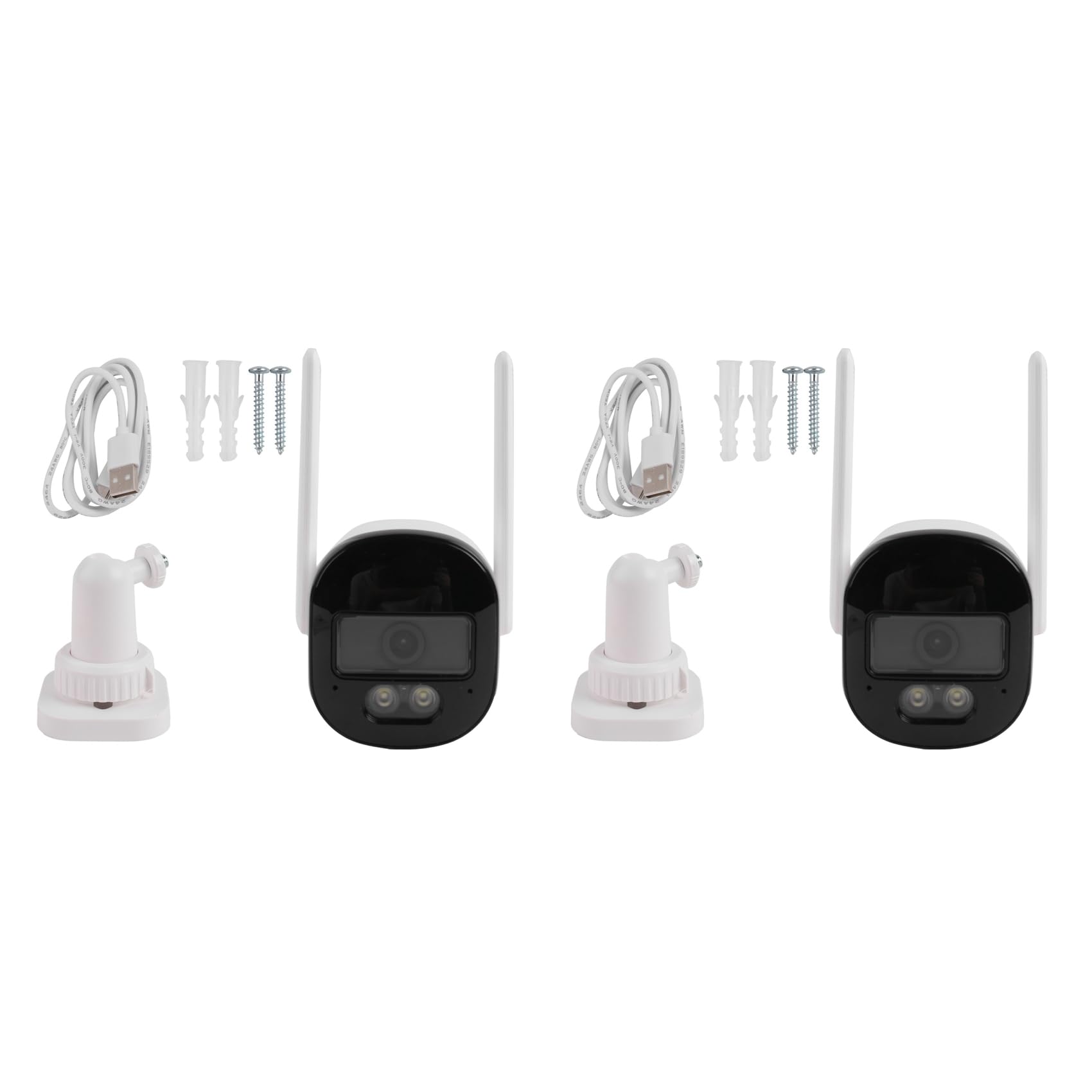 Hndhbfgrt As Shown 2X Tuya 2K 4Mp Security Camera 2.4G/5G Wifi Al Detection Ip Camera Mini Cctv Video Surveillance Camera Smart Life
