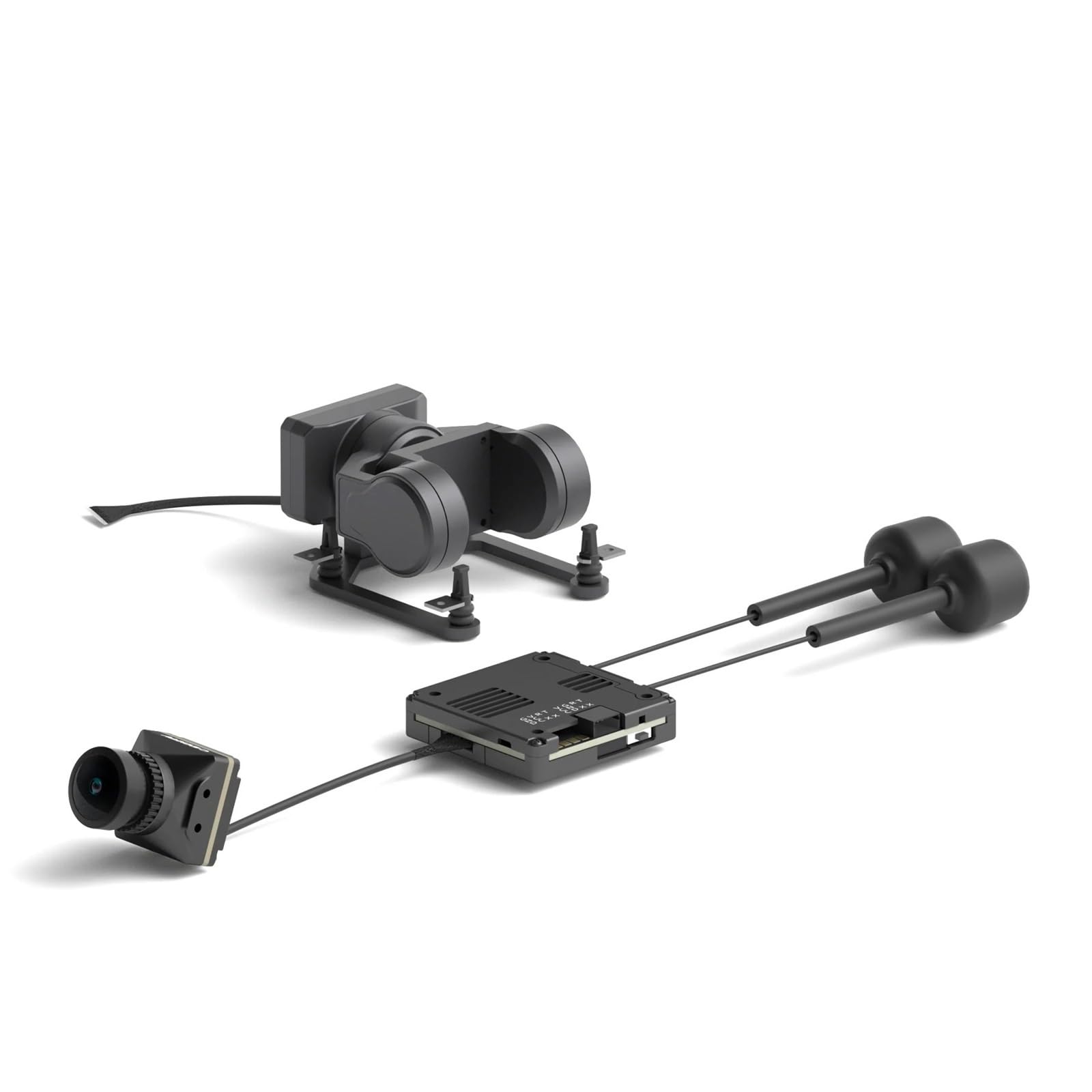 Compatible con CADDXFPV GM Series - Soporte de cámara cardán FPV de 3 ejes (GM2 (Pro kit Dual))