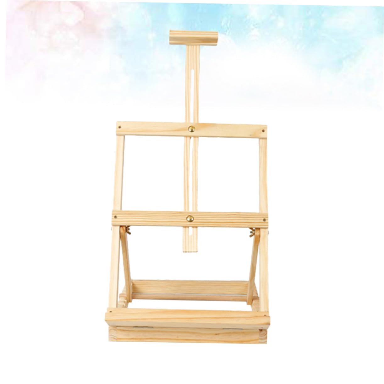 Kiefernstaffelei Tischgestell Holzstaffelei für Kinder Künstler | Holz und Metall, Verstellbar für Bild und Whiteboard Display, Innen Wie Außen Nutzbar