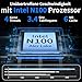 Amita 11" 2-in-1 Touchscreen Rosa Laptop, N100 Quad-Core Prozessor, 16GB RAM 512GB SSD, Gesichtserkennung, FHD IPS, 360° Klappbar (Grau, 16GB RAM | 512GB SSD)