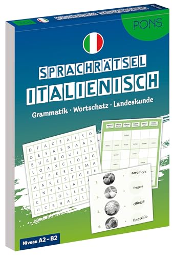 PONS Sprachrätsel Italienisch: Grammatik - Wortschatz - Landeskunde - mit PDF-Download (PONS Rätsel)