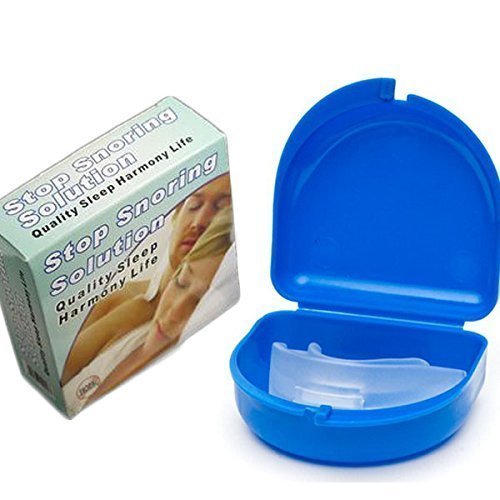 Bright White Anti Snore/SNORING Stopper Mouth Guard Custom Fit * Clinical Proven to Eliminate The Problem of Snoring *