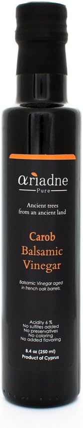 Ariadne Pure Carob Balsamic Vinegar 8.4 Fl Oz / 250 Ml
