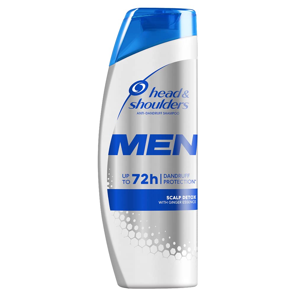 Shampooing antipelliculaire pour cuir chevelu gras Head & Shoulders Pure Intense Détox 2x250ml