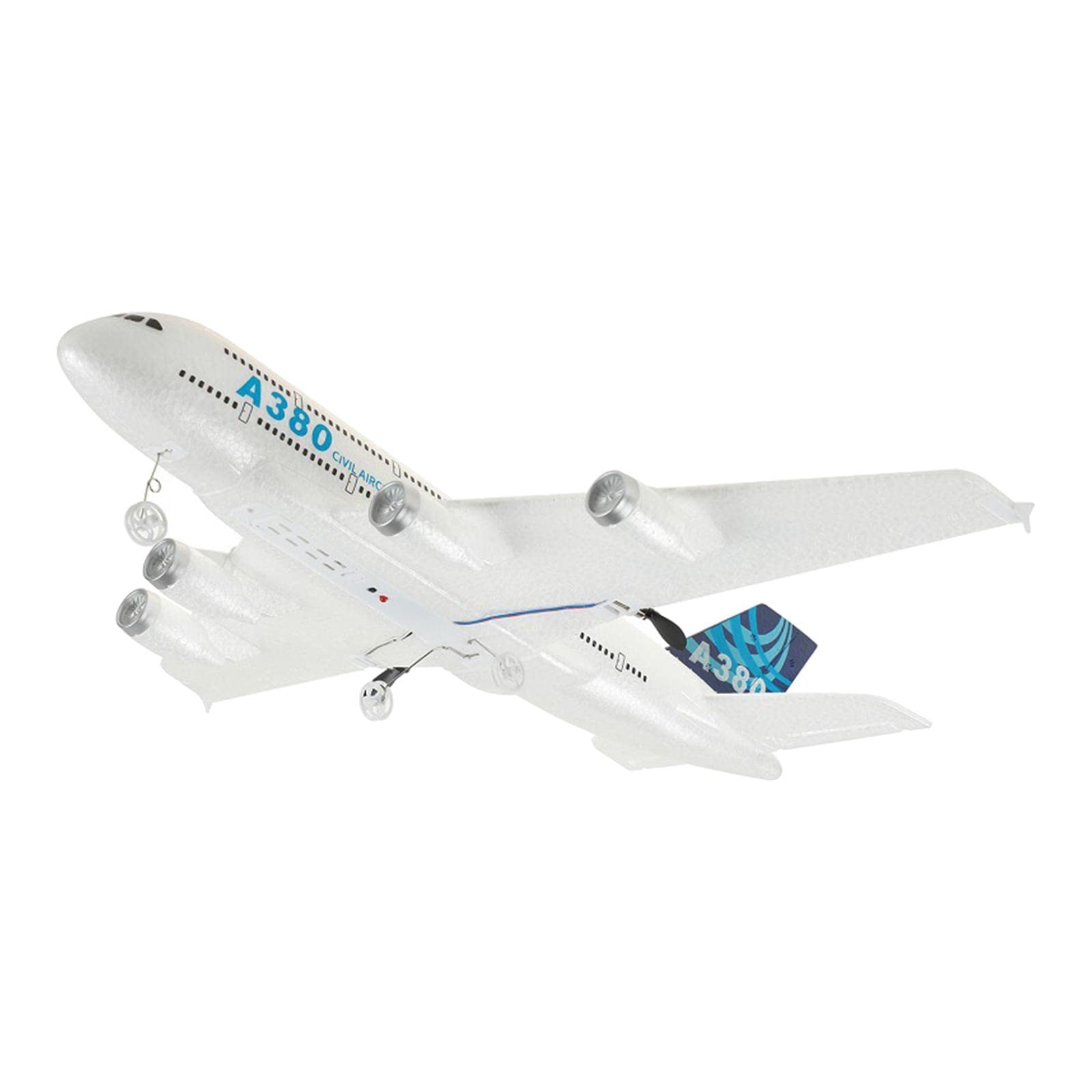 Aeroplano Radiocomandato RC con, Elicottero Giocattolo per Bambini E Adulti, Modello di Aeroplano Radiocomandato, Pezzi di Ricambio, Schiuma E