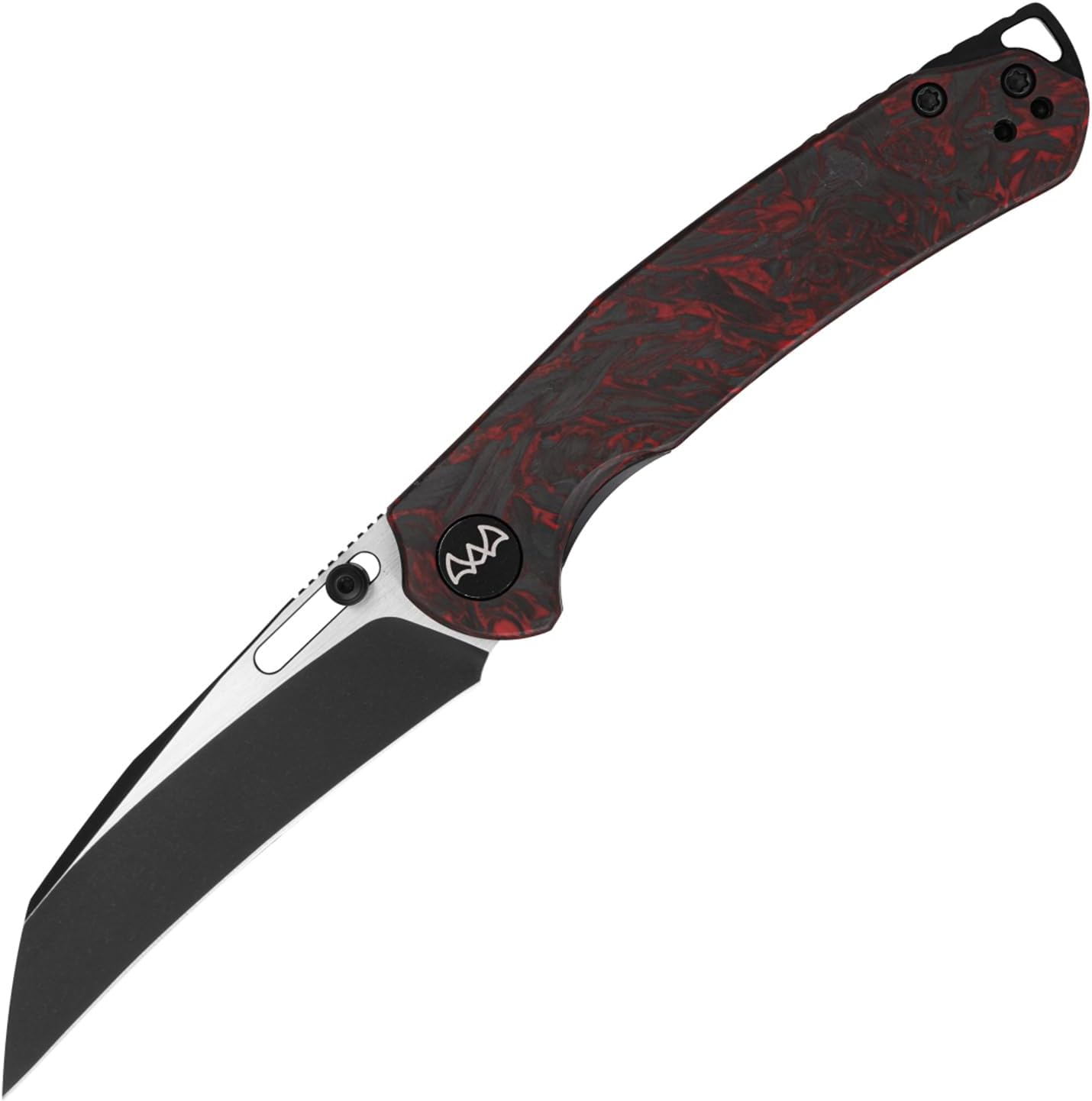 Folding Pocket Knife, 3.1" Stonewash Blade EDC Knife with Safety Liner Lock, Small Pocket Knife with Clip for Men, Sharp Camping Hiking Hunting Survival Knives (Red)