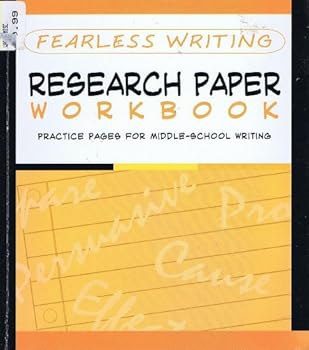 Paperback Fearless Writing Research Paper Workbook Practice for Middle-school Writing Book