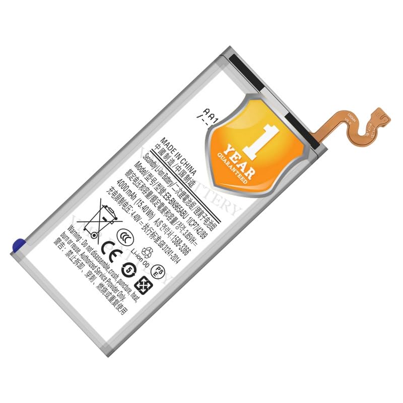 Image of Original EB-BN965ABE Battery Compatible for Samsung Galaxy Note 9 (SM-N960F, SM-N9600, SM-N960F, SM-N960U, SM-N960U1, SM-N960N, SM-N960W, SM-N960X, SCV40) - (4000mAh) - 1 Year Warranty K7