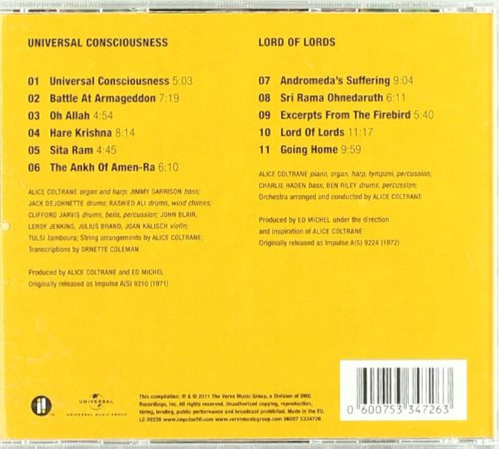 LP Alice Coltrane–UniversalConsciousness Alice Coltrane: Universal Consciousness Album Review | Pitchfork