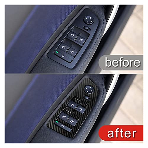 Rénovation de commande lève-vitre carbone pour BMW E81 2007-2011 habitacle usé