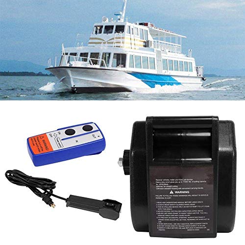 Produktfoto von GOTOTOP 3500 lb Elektrische Seilwinde 12 V 4990 kg mit Funk-Seilwinde Winde für Boot