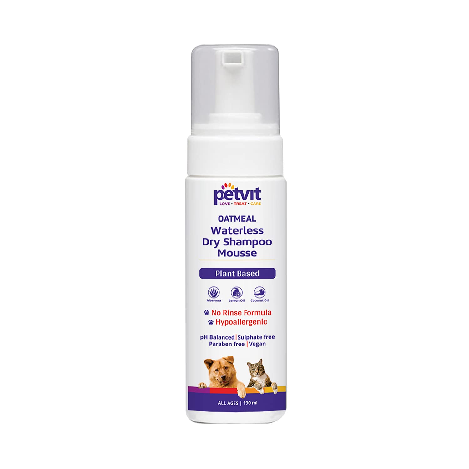 Petvit Dog Dry Shampoo Mousse|Plant-Based 2-In-1 Dry Shampoo For Dogs|Oatmeal Shampoo For Dog For Fresh Coat & Skin|No Rinse Required-200 Milliliter (B09H37YVSP) Amazon Price History, Amazon Price Tracker