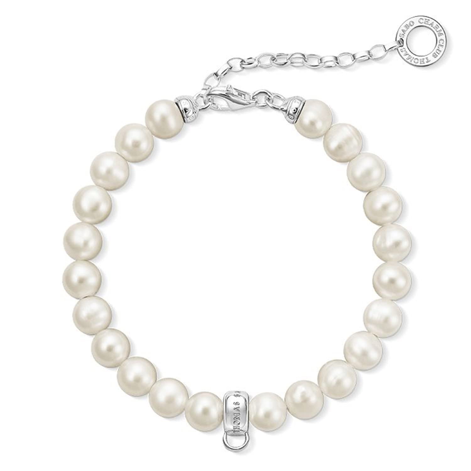 Thomas Sabo Damen-Armreif Charm Club 925 Silber - X0225-082-14-L18.5v