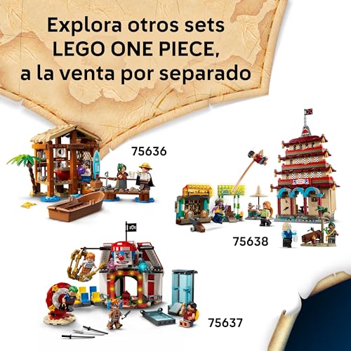 Miniatura 7 de Lego One Piece Barco Pirata Going Merry De Juguete - Maqueta De Barco Y Decoración Anime - 5 Minifiguras Inc. Luffy, Zoro Y Nami - Regalo Para Niños, Niñas Y Fans De 10 Años 75639
