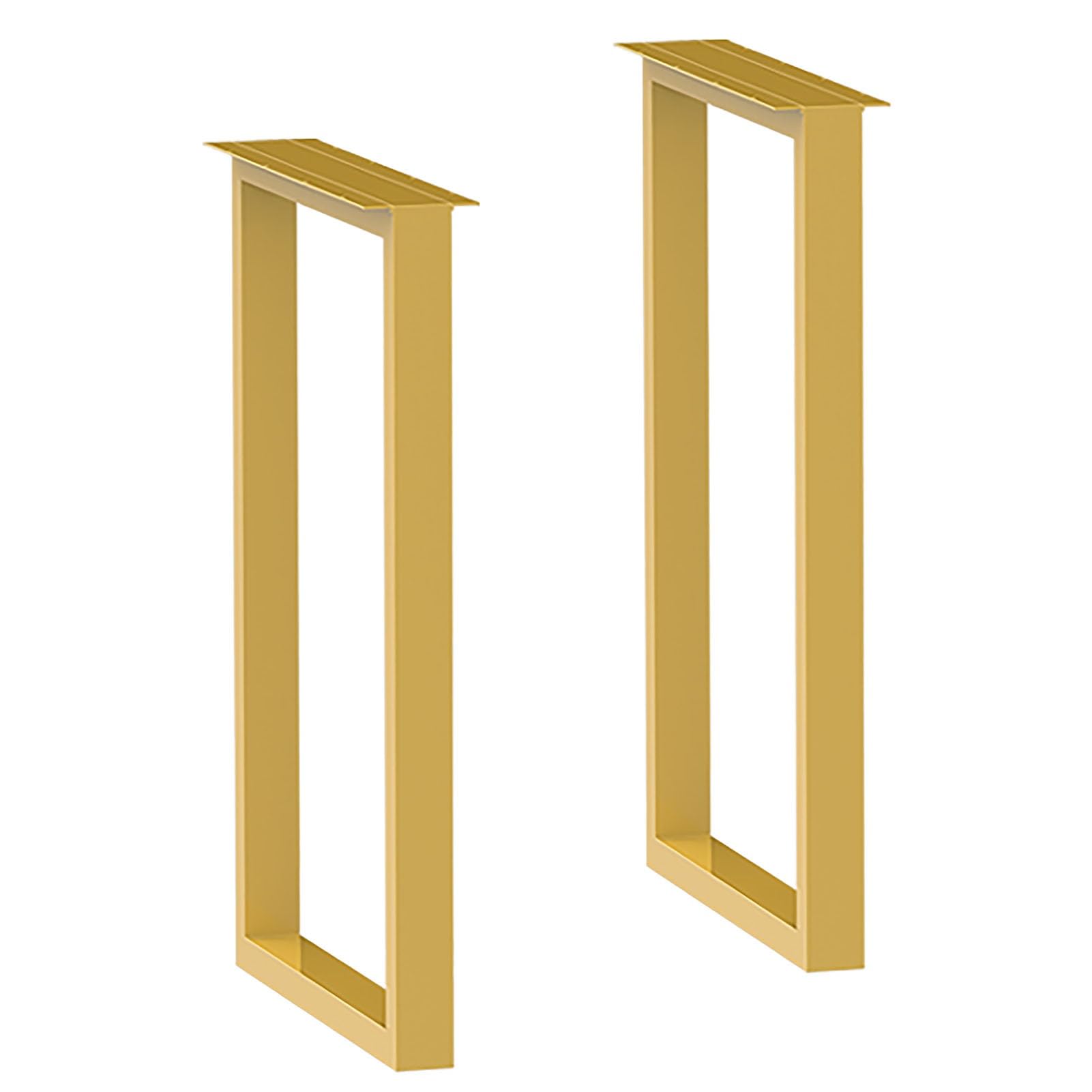 Gambe regolabili in metallo per mobili fai da te, facile da montare con viti, perfette per tavolini, scrivanie, soggiorno e altro ancora, 40 x 62 cm, resistenti ed eleganti