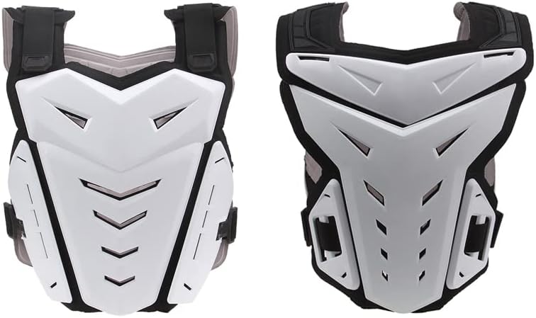 オートバイ保護ベスト,スポーツベスト,モトクロスジャケット,ギアガード,オフロード,登山用(White)