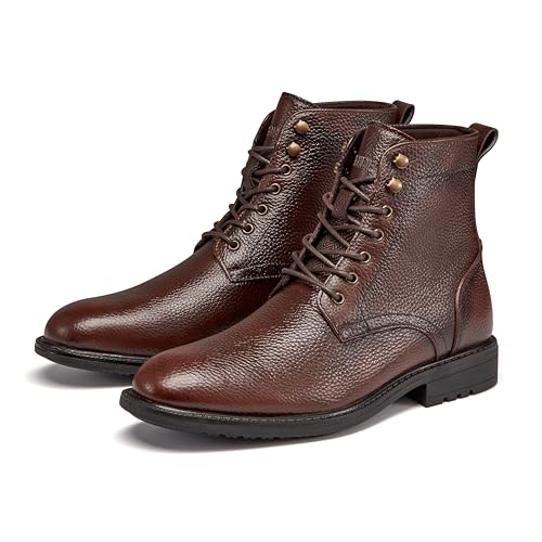 Image of Arkbird Men's Motocycle Combat Boots, Comfortable Stylish Lace Up Fashion Casual Boot For Men